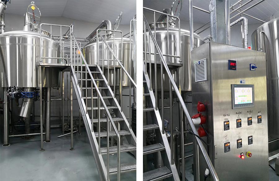 This 6000Liter brewery plant in South America