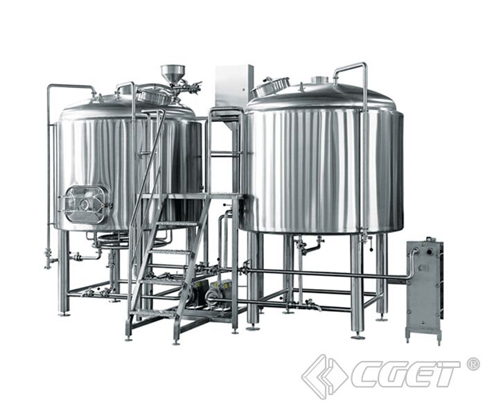 Mash Tun, Lauter Tun, Boil Kettle, Whirlpool Tank (500L, 800L, 1000L, 1500L)